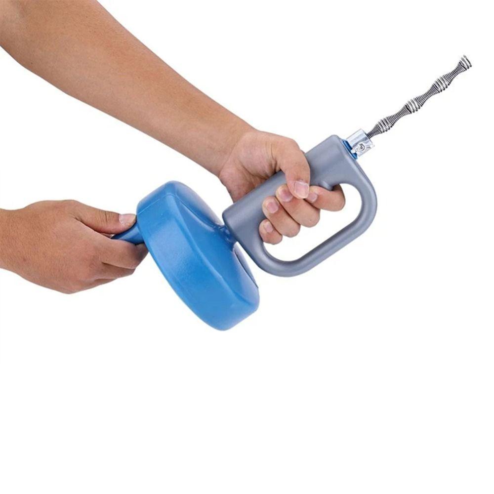 Handheld Sewer Pipe Plunger Dredge Extendable Clogged Remover Dredging Tool Pipe Plunger  Toilet