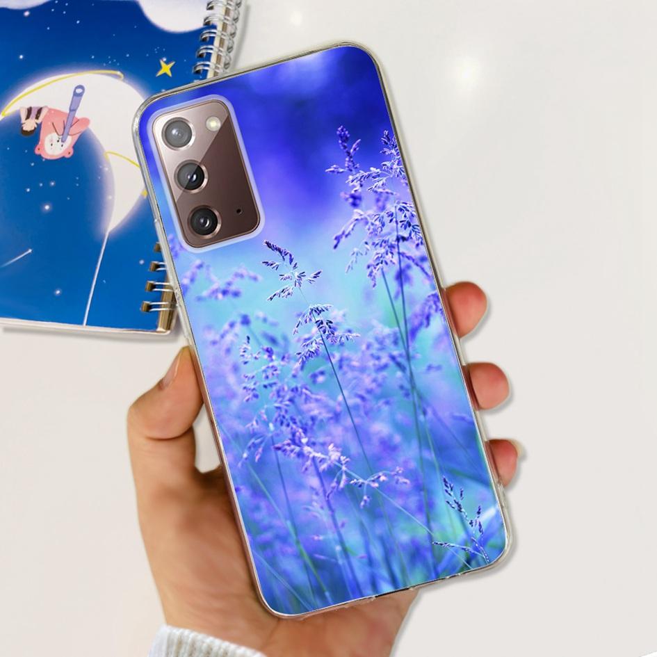 For Samsung Note 20 5G Case SM-N981B Popular Flower Slim Soft Silicone Phone Cover For Samsung Galaxy Note20 Ultra 5G Funda Capa