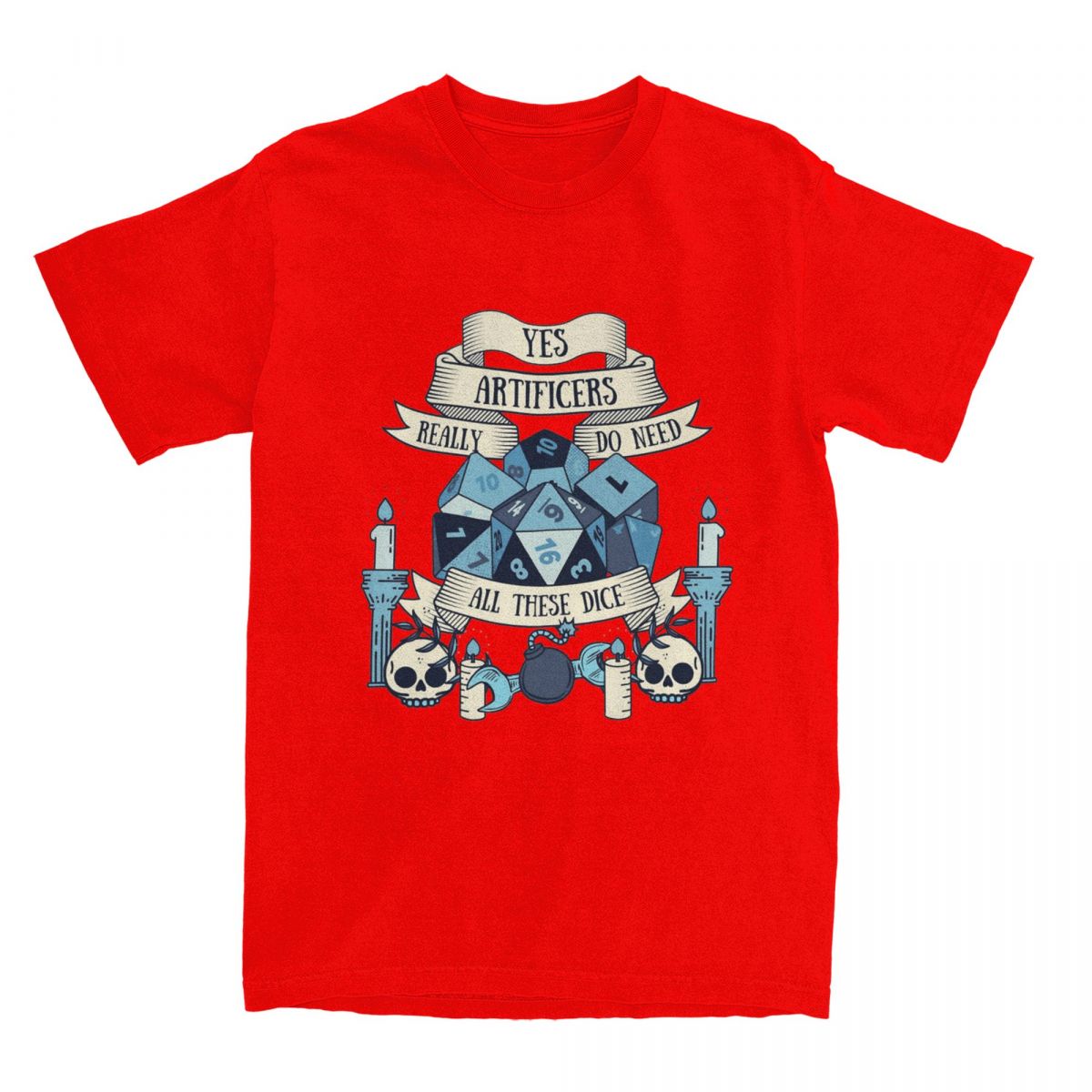 

Fun Dice Artificer Dungeon And Dragon TShirts Unisex Women Cotton Dnd Gaming Tee Shirt Unique Clothing S
