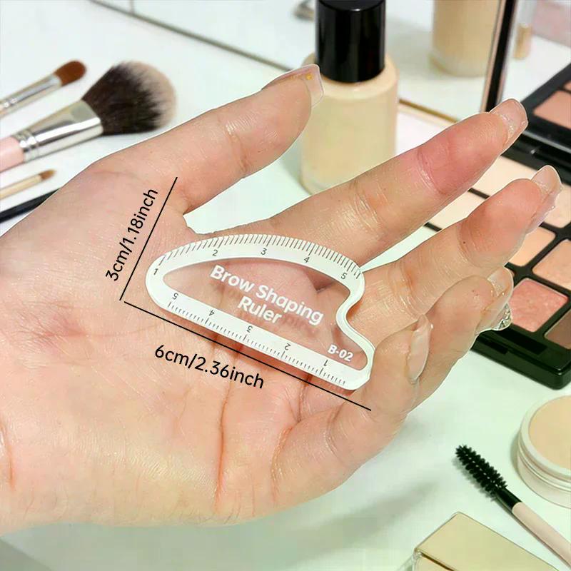 1PC Brow Mapping Ruler Eyebrow Shaping Ruler 1 Minute Fast Drawing Design Brow Easy Tool Microblading Permanent Mekup Stencils