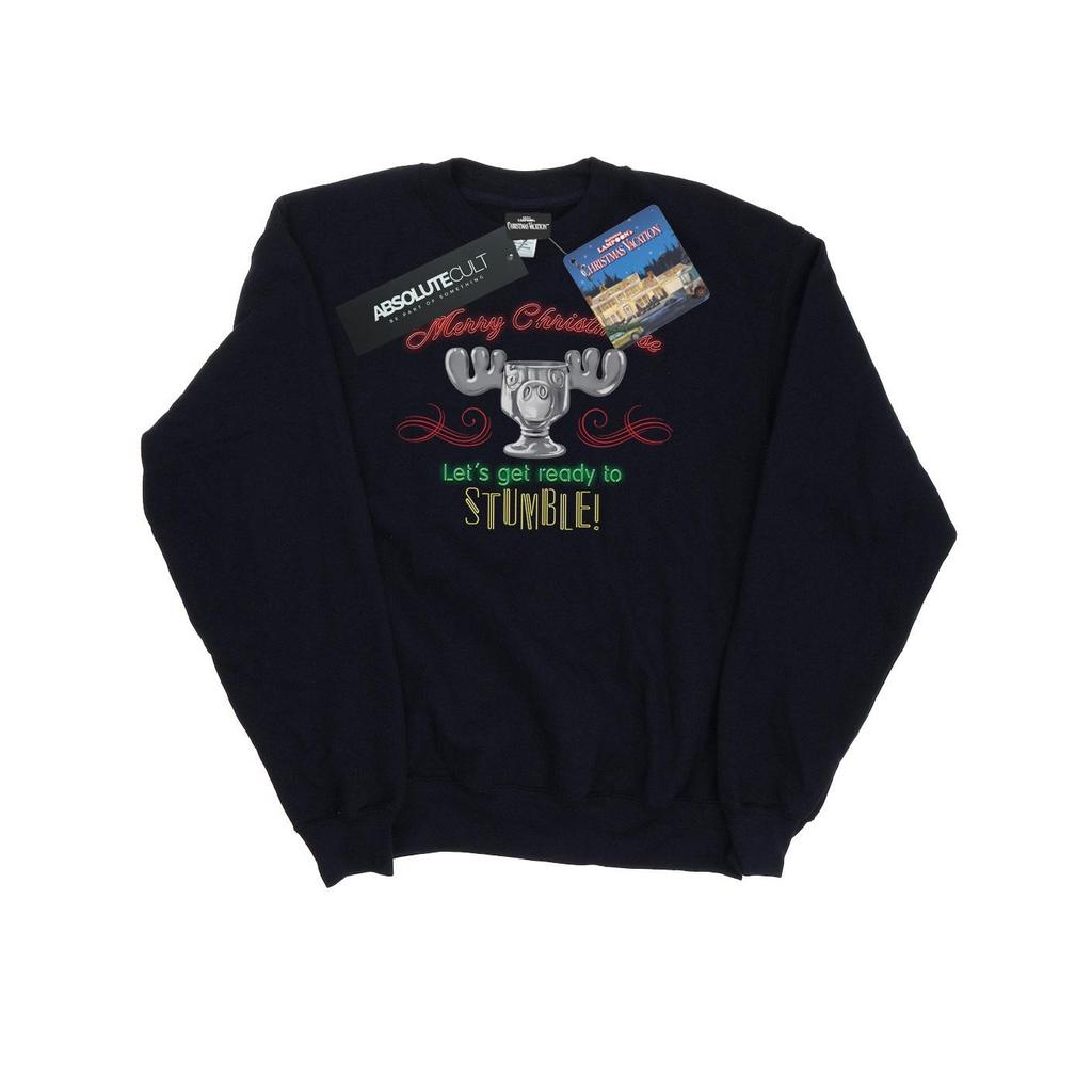 National Lampoon´s Christmas Vacation Womens/Ladies Moose Head Sweatshirt