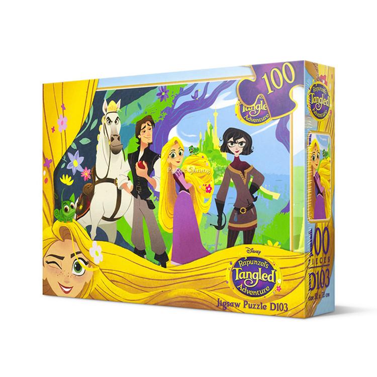 Rapunzel - Aventură (supradimensionată) Jigsaw Puzzle Disney Animation 100 Piese, popular puzzle coreean