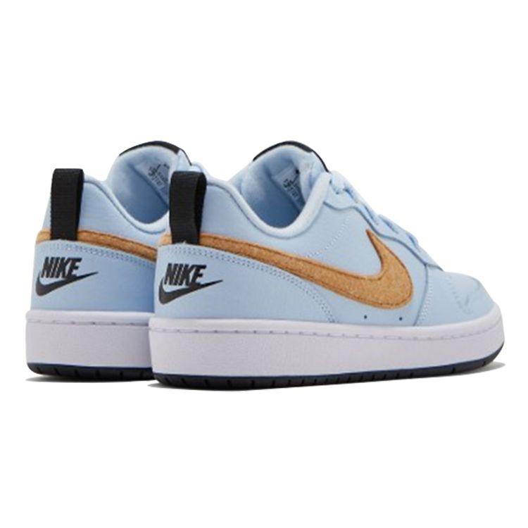 Nike Court Borough Retro Casual Low-Top Sneakers Women Sneakers Light-Blue CQ4015-400