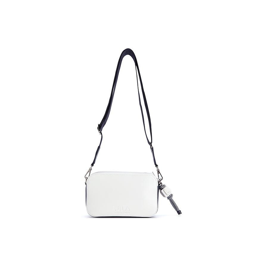 FILA Original Small Square Bag Fashion Retro Casual Simple Trendy Commuting Daily Versatile Convenient Carry Design PU Crossbody Bag F13W549167FWT