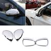 For Hyundai Tucson 2015- Rearview Mirror Protector Shell Cover Side Mirror Rain Visor Trim ABS Chrome Sticker Cover