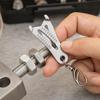 Portable Precision Thread Size Checker Keychain for Fastener Size Identification