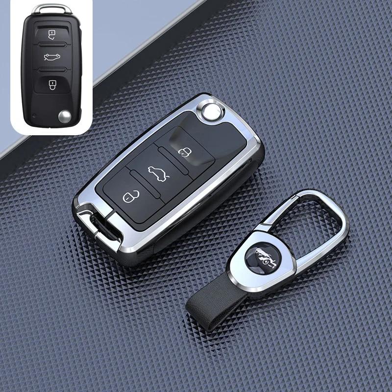 Car Key Holder Case Cover For Vw Volkswagen Passat B8 Cc Polo Tiguan Golf 7 Golf8 Mk8 Mk4 For Skoda A7 A5 Octavia Superb Yeti