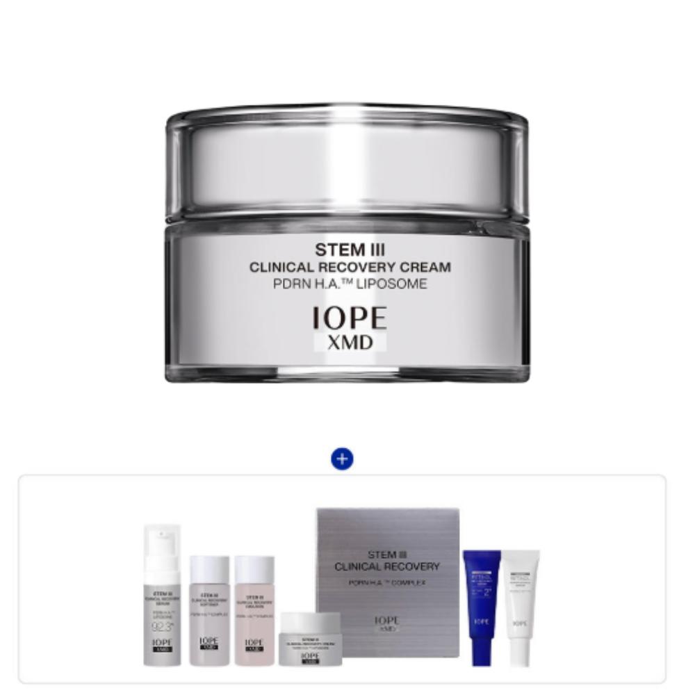 IOPE NEW XMD Stem³ Клинический Восстанавливающий Крем 50мл Интенсивный Антивозрастной и Восстанавливающий Кожу Крем