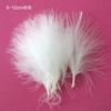 50Pcs Feather Turkey Hair Vascular Fleece, Dream Catcher Diy Corsage Earrings Headgear Hair Accessories Color Pendant Decorative Materials