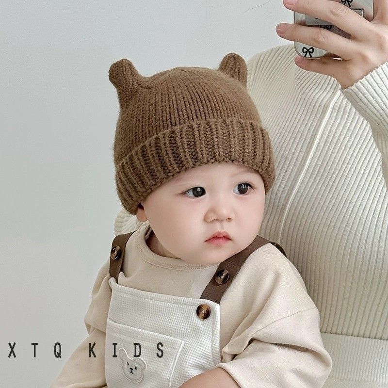Baby Knitted Winter Hat For Ages 524 Months With Warmth And Windproof Design