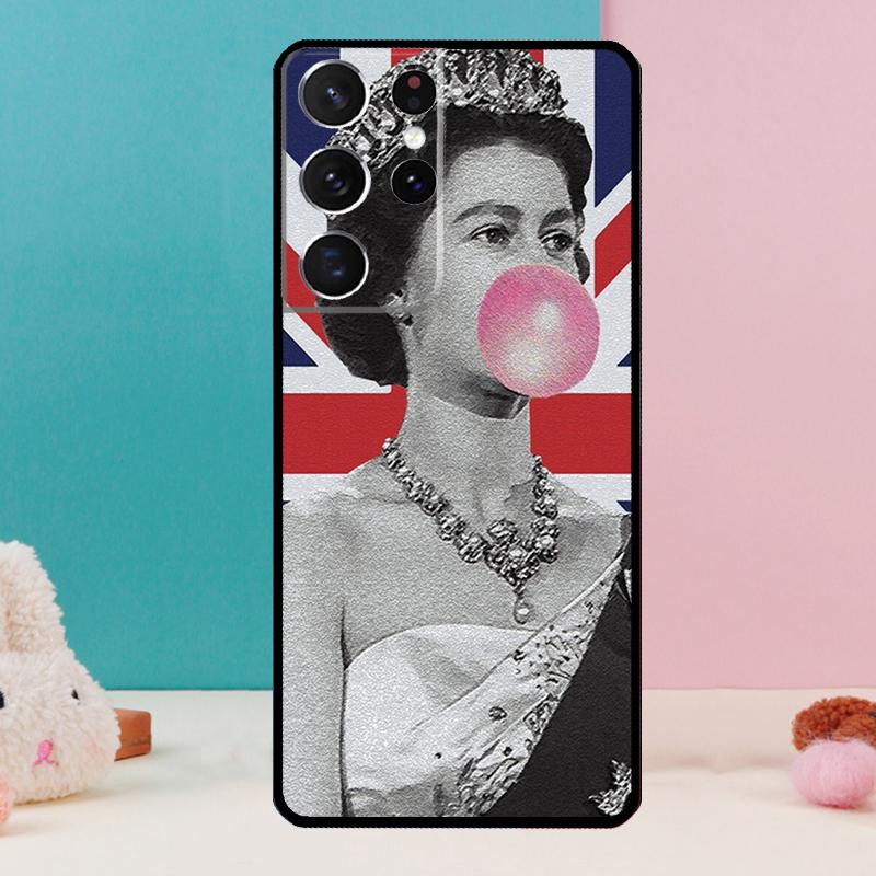 

Queen Elizabeth II Phone Case For Samsung Galaxy S25 S24 S23 S22 S21 Ultra S9 S10 S20 Plus FE Funda Cover Shell Galaxy S20 FE