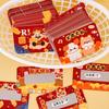 60Pcs Anniversary Vouchers Tickets Cartoon Surprise Lucky Cards Scratch-off Cards Game DIY Props
