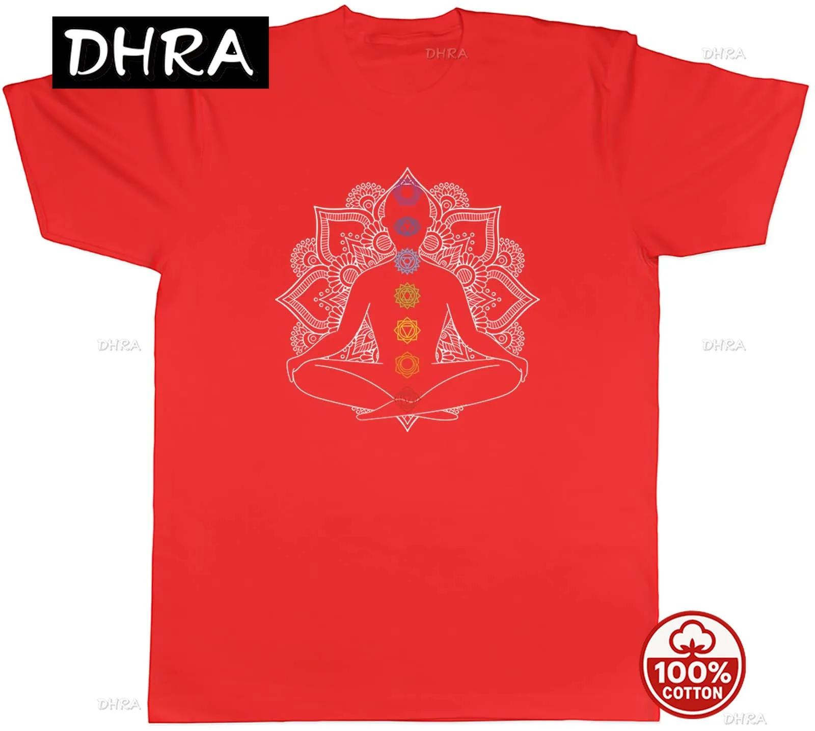 

Chakra Symbols Unisexdala Flower Yoga Meditation Unisexs Unisex TShirt Tee Gift in Y2K Grunge T Shirt Tops Aesthetic Funny Classic S