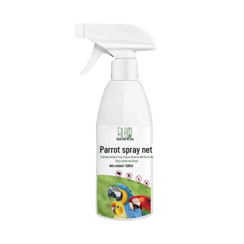 Parrot Bird Cage Spray Cleaner & Deodorizer - No-Rinse Pet-Safe Solution