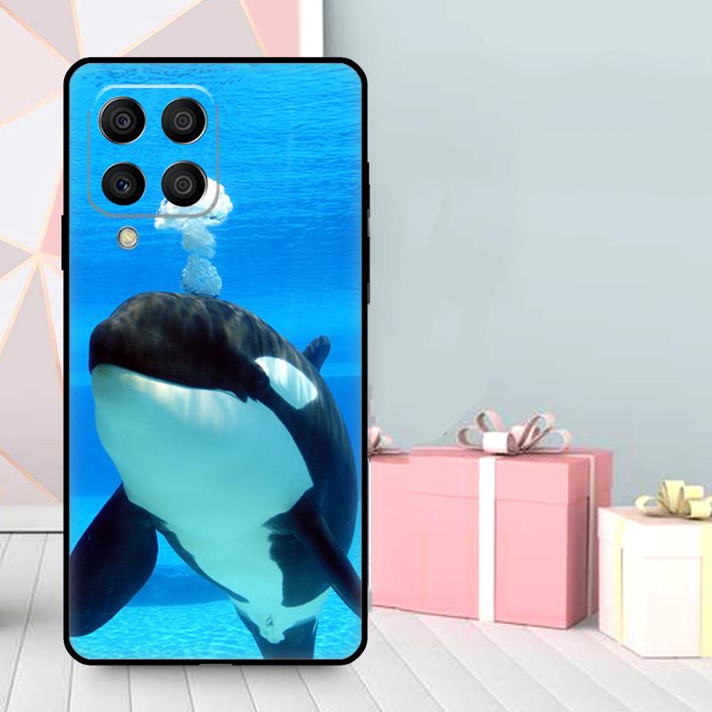 Killer Whale Orca Case For Samsung Galaxy M16 M31 M21 M13 M33 M53 M15 M35 M55 M36 M56 M12 M32 M52 M14 M34 M54
