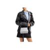 Coach 20 Metallic Crosshatch Coated Canvas Crossbody Bag Small Women Bags Silver CCK70-SVYGP