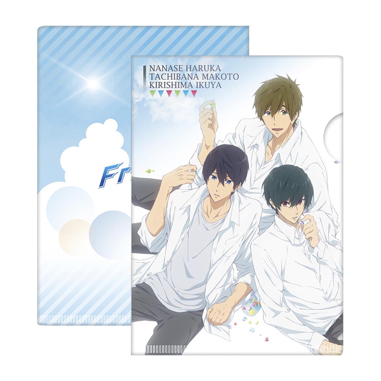 Chao Keyuan Boys  Swimming Club PVC Folder - Nanase Haruka & Matsuoka Rin Anime Merchandise 21x29.7 cm