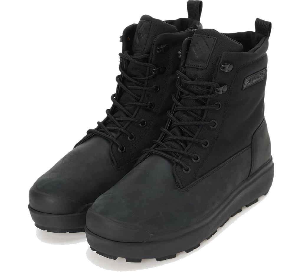 Sapland Three Luxe Waterproof Infinity YU8435 [Columbia] Omni-Heat (010 Black, 23.0 Cm)