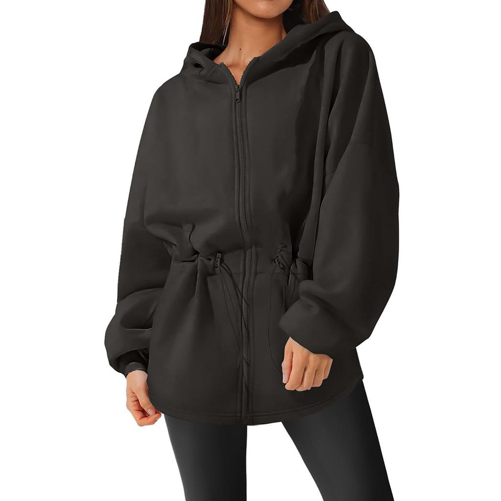 Womens Oversized Hoodies Zip Up Sweatshirts Long Sleeve Sweaters Pullover