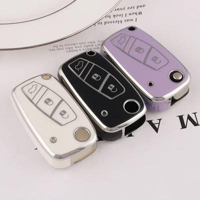 Naujas TPU Automobilio Sulankstomo Raktelio Dėklas Dangtelis Korpusas Fobas Fiat 500 Panda Stilo Punto Doblo Grande Bravo 500 Ducato Mikroautobuso Aksesuarai
