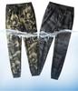 Men's Elastic Camouflage Cargo Pants: Wear-Resistant, Multi-Pocket, Skinny Fit, with Increased Crotch for Work Safety.