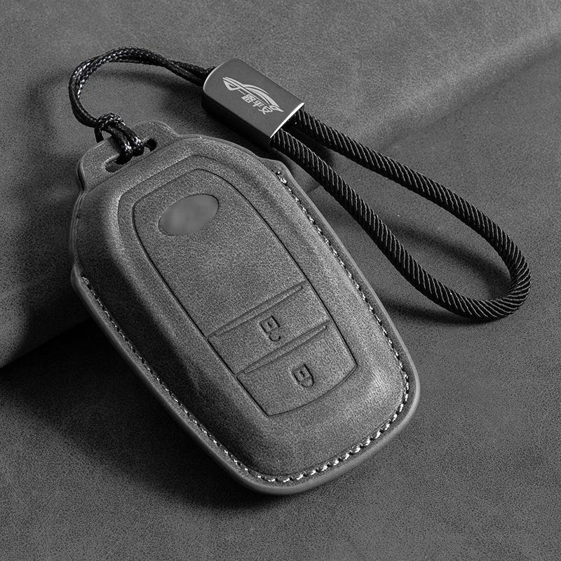 Toyota Car Key Case for Crown, RAV4, Highlander, Asia Dragon - Key Bag with Buckle