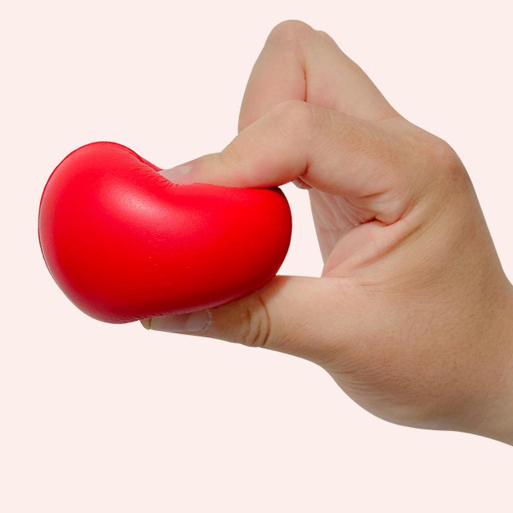 Hand Grip Strengthener Trainer, Heart Shape Finger Massage Ball, Hand Strengthening Exercise Grip Strength Training Equipment