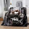Dead by Daylight Flannel Blanket Soft Warm All-Season Throw, Design for Camping, Car Travel, Hiking Sofa, Bed, Office Perfect Gift for Parties