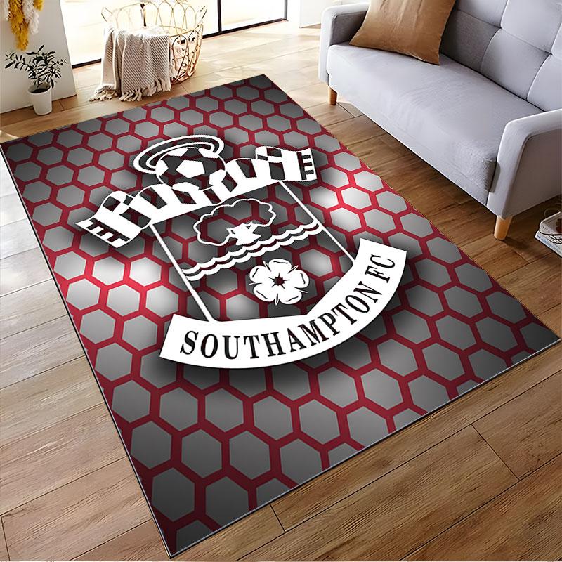 Southampton FC Logo Carpet suitable as a non-slip mat for the living room or bedroom sofa