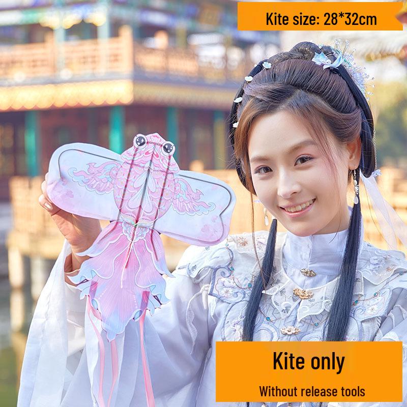 2026 Peony Goldfish 3D Bamboo Kite: Retro Mini Koi Decoration