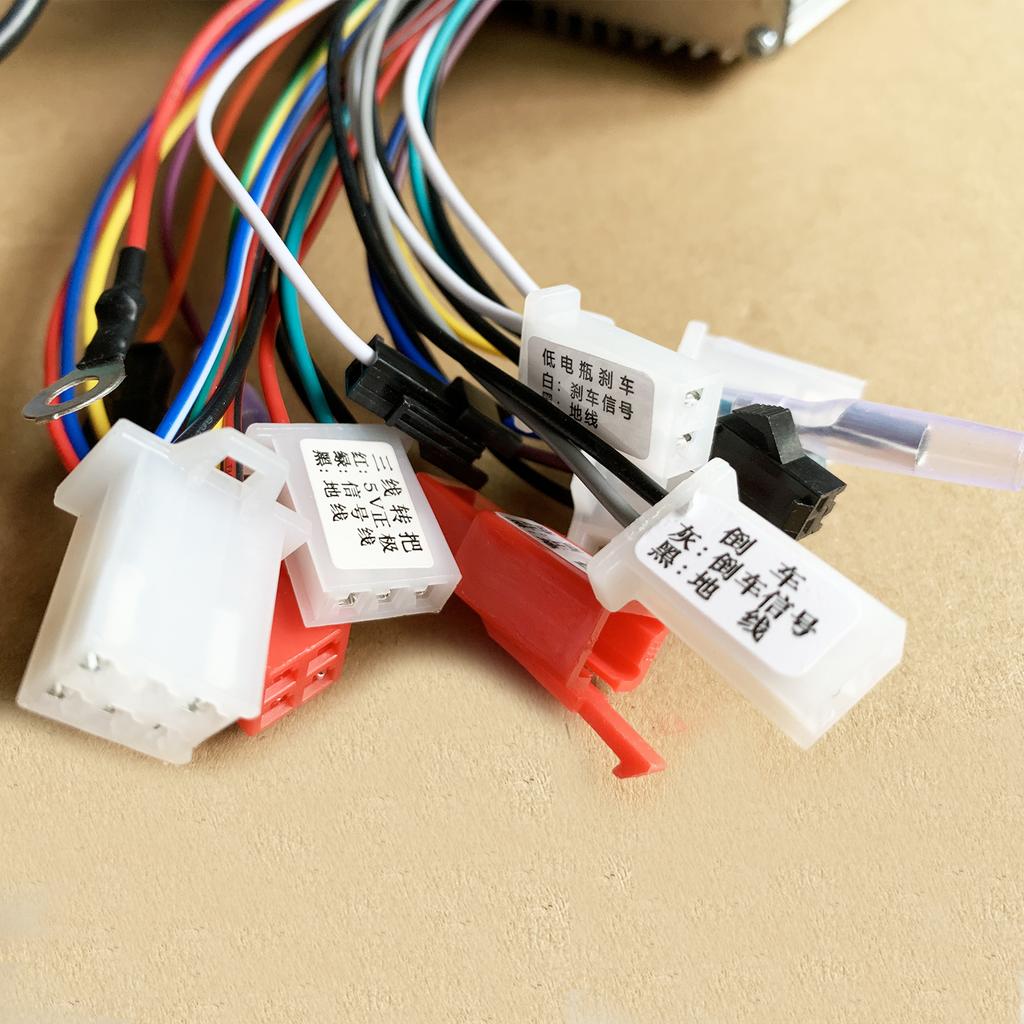 48V 60V 72V 84V 3000W Brushless Controller MAX 80A for BLDC Electric Bike (9+9) MOSFET Double Row 18 Tube 2000W 3000W Controller