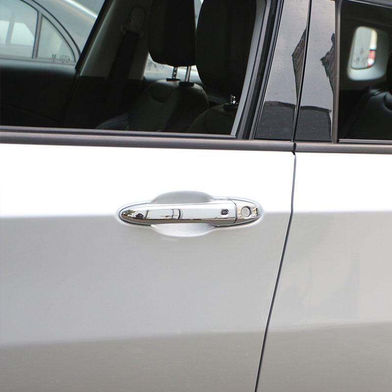 Fit For Jeep Compass 2017-2019 Chrome Exterior Door Handle Cover Trim Molding Fit For Jeep Compass 2017-2019 Chrome Exterior Door Handle Cover Trim Molding