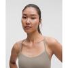 Lululemon Flow Y BrA Nulu  Light Support  A C Cups wArm Ash greY