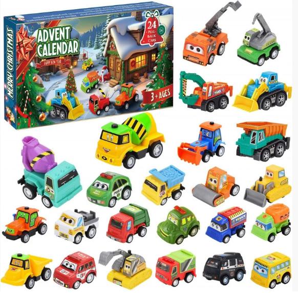 

Календарь ожидания включает 24 рождественских украшения, обратный отсчет, календарь ожидания инженерной техники, рождественский обратный отсчет One Size белый