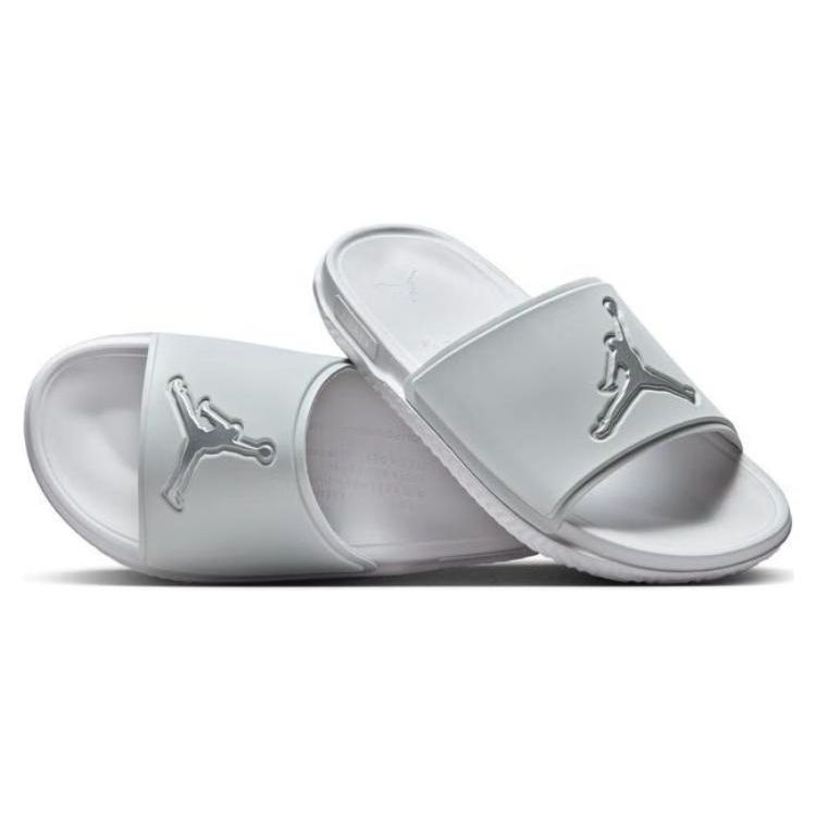 Klapki Air Jordan Jumpman Szary Neutralny Metaliczny Srebrny Męskie FQ1598-002