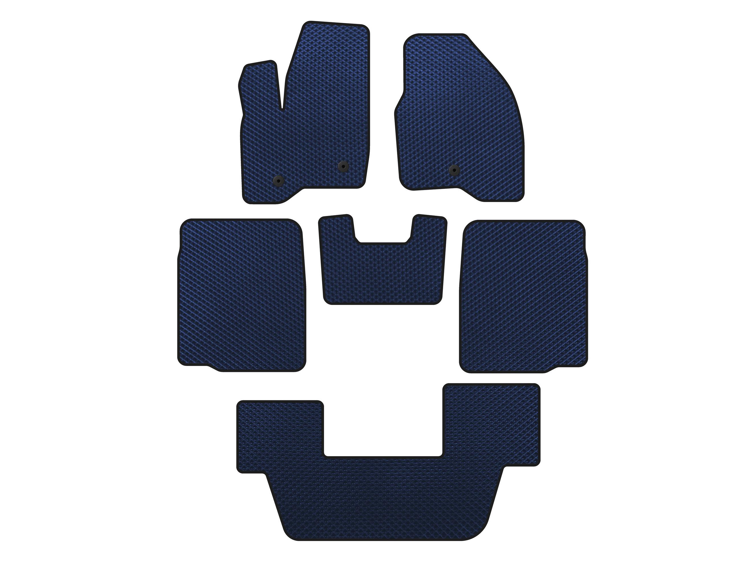 

EVA mats (2011-2015, 3 rows, Blue) for Ford Explorer