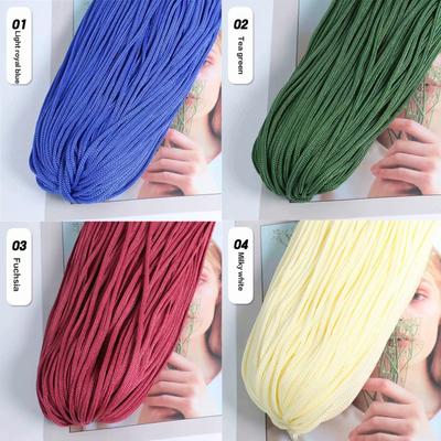 Eis Seidengarn Zum Häkeln Einfarbige Garne Strickmütze Socken Tasche Sommer