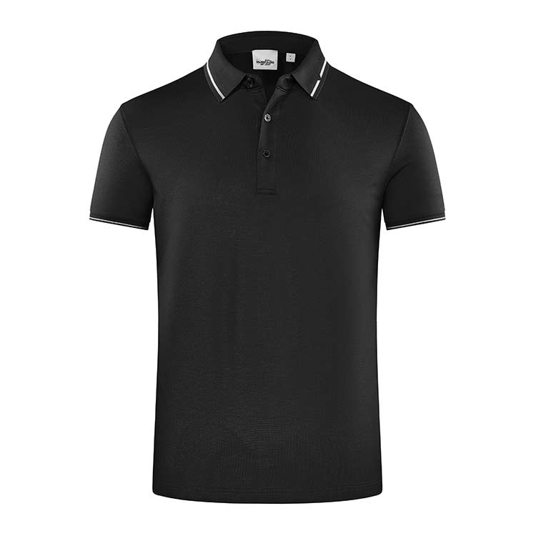 YHHC 98198  175G Jade Silk Lapel POLO Shirt