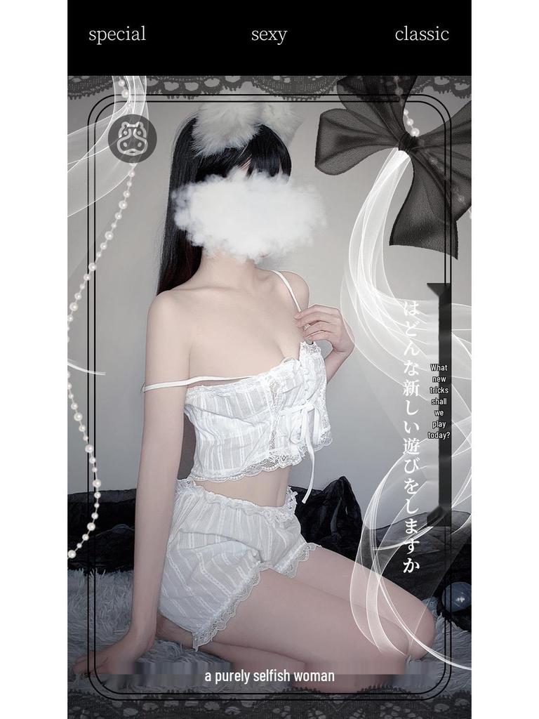 Aesthetic French Court Retro Lace Lingerie - Elegant Bedroom Sleepwear