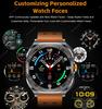2025 New Smart Watch TWS Headset 2 In 1 AMOLED Wireless Headset Bluetooth Call Outdoor Sport Music Health Monitor Smartwatch Men