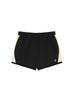 KIJUN Frill Jersey Shorts Black Ivory