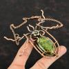 Unakite Necklace Copper Wire Wrapped Necklace Handmade Copper Jewelry Adjustable Chain Necklace Wire Wrap Gemstone Jewelry Gifts For Mother