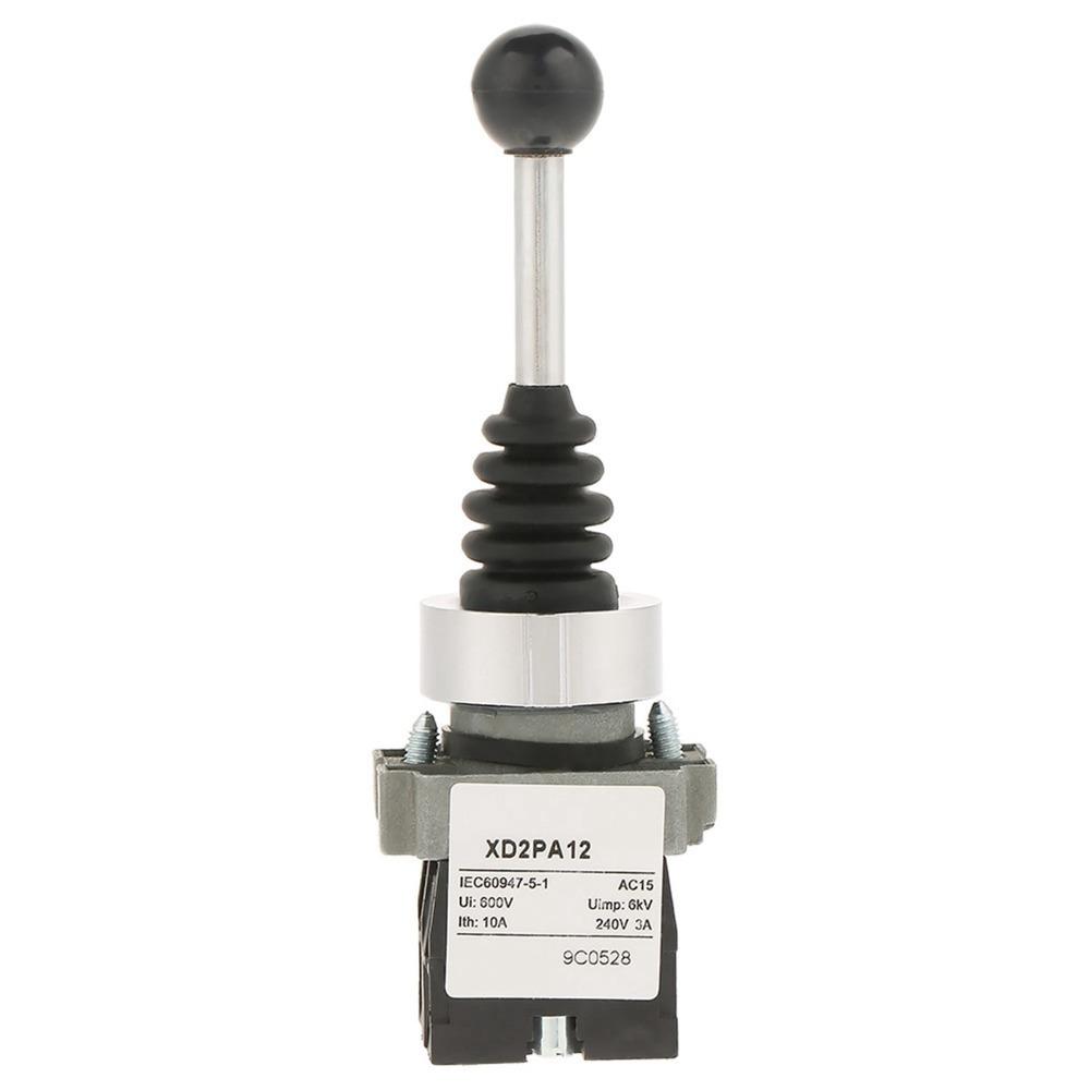 

2 Position 2NO Joystick Switch Locked Fits for XD2PA12 Joystick Controller 22mm Mounting Hole Cross Rocker Switch Replacement червоний