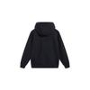 Li Ning Wade Series Einfarbig Bedruckter Locker Gestrickter Hoodie Herren Hoodies Schwarz AWDT145-1
