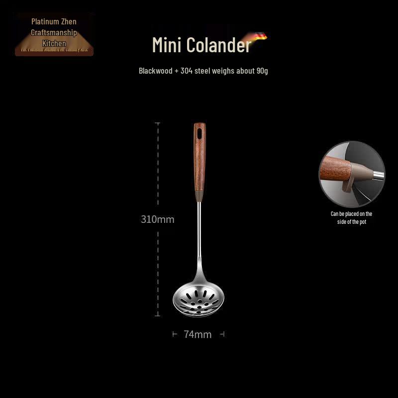 Wenge Wood Handle 304 Stainless Steel Kitchen Utensils