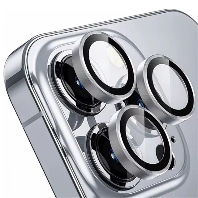 Camera Lens Protector For iPhone 17 16 15 14 13 12 11 Pro Max 16 Plus Metal Ring Lens Glass For iphone 17 16 Pro Max Accessories