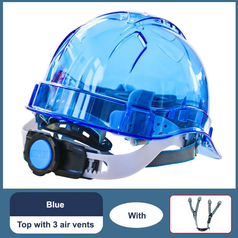 

Прозрачный защитный шлем, строительный альпинист, рабочий, защитный шлем, каска, защита головы на рабочем месте, на открытом воздухе