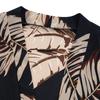 Summer Women's Printed Casual Vacation Style Cardigan And Shorts Set
