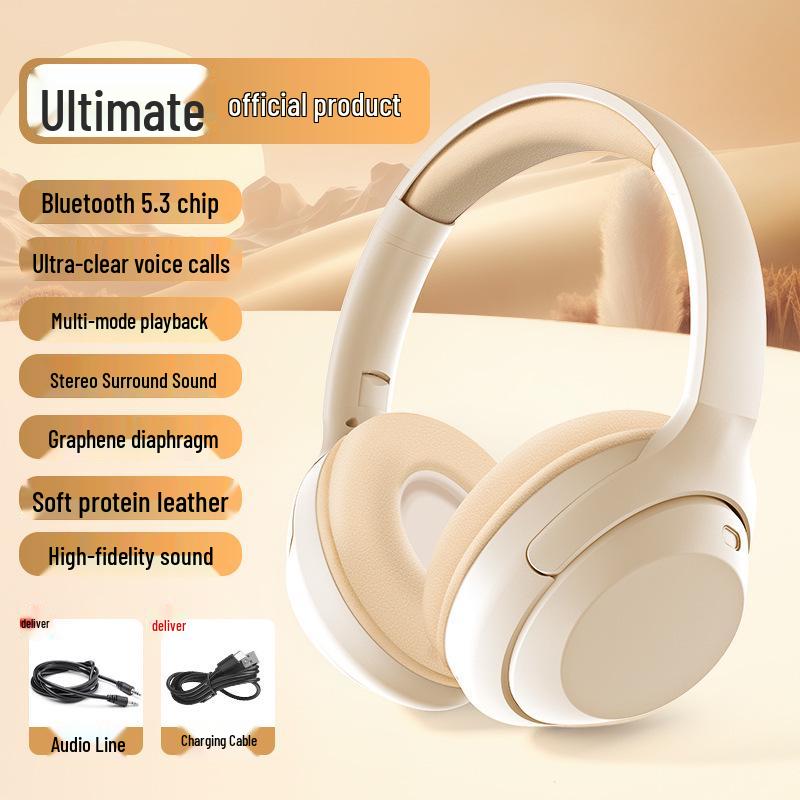 

New Model Wireless Bluetooth Headband: Fashionable Gaming & Sports Bass Headphones JST-35A хакі