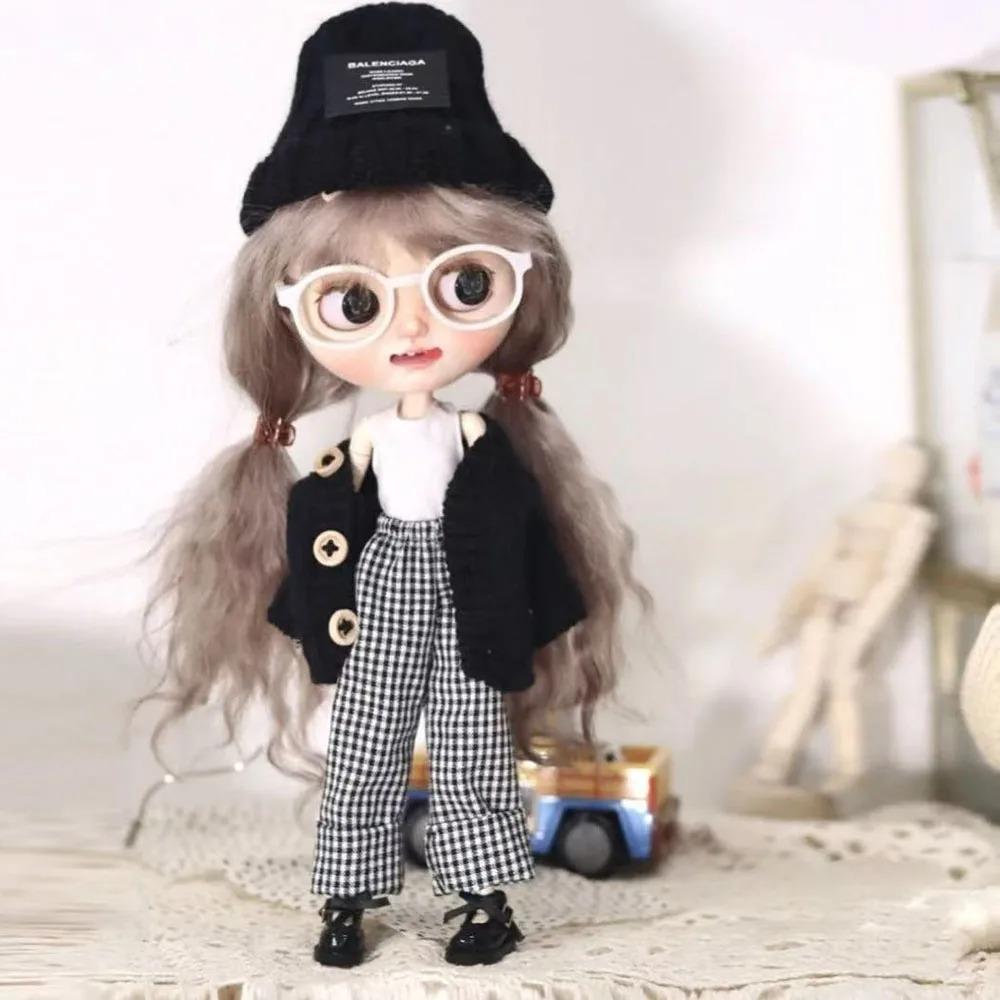 Fashion 1/6 Blythe Doll Clothes Sweater Set Barbir Doll Replace Clothes Ob24 Doll Outfit Accessories No Socks